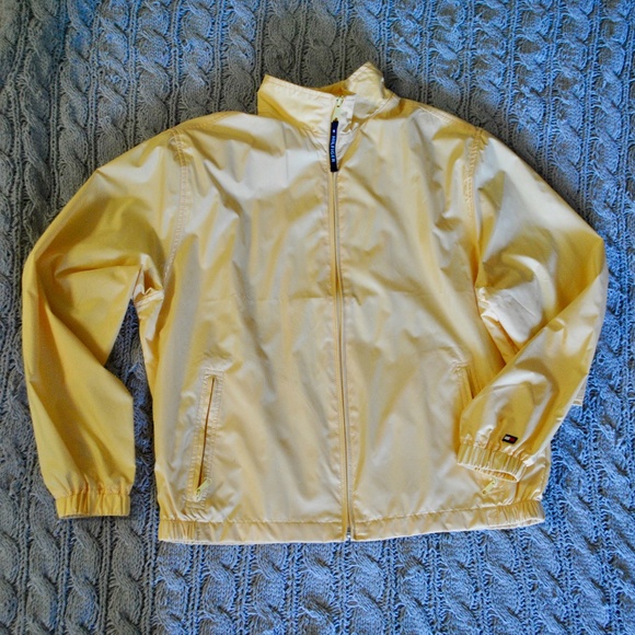 Vintage Yellow Tommy Hilfiger golf jacket - Picture 3 of 6